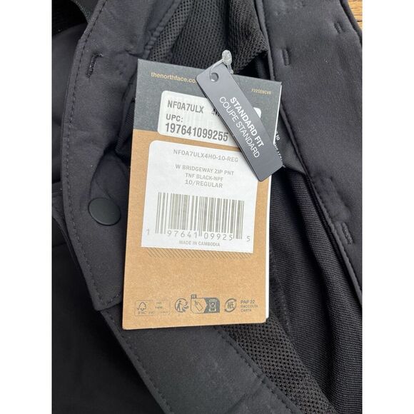 The North Face Women’s Size 10 Bridgeway Zip-Off Pants TNF Black NWT - Picture 3 of 6